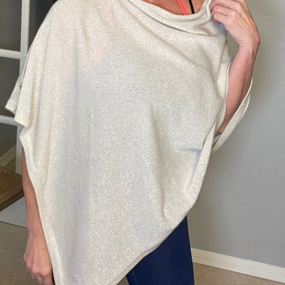 Lilly Pulitzer Cashmere Poncho Wrap Sweater